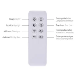 LED-Pendelleuchte, holz, dimmbar, CCT, Fernbedienung, IP20