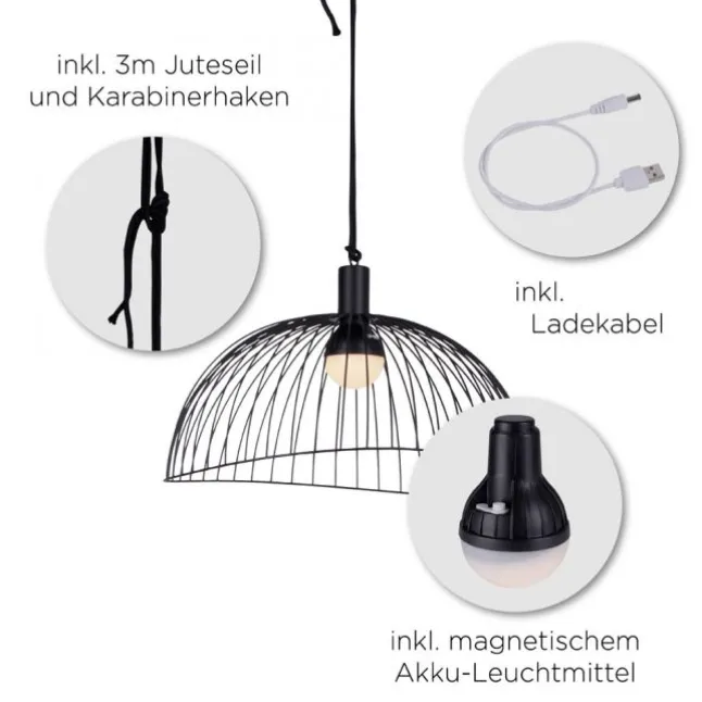 LED Pendelleuchte, inkl. Fernbedienung, dimmbar, modern, RGB Farbwechsel