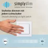 LED Pendelleuchte oval 56x56 anthrazit dimmbar Memoryfunktion