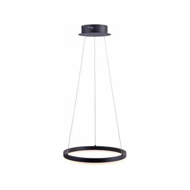 LED Pendelleuchte, rund, anthrazitfarben, Dimmfunktion, Memory Funktion
