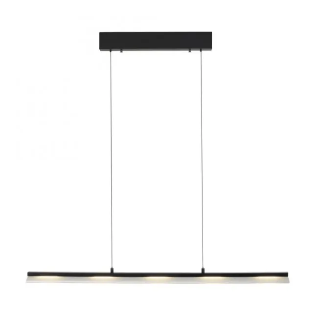 LED Pendelleuchte schwarz Comfor Lift höhenverstellbar dimmbar