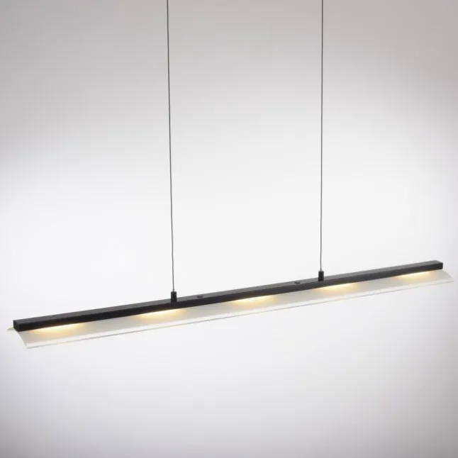 LED Pendelleuchte schwarz Comfor Lift höhenverstellbar dimmbar