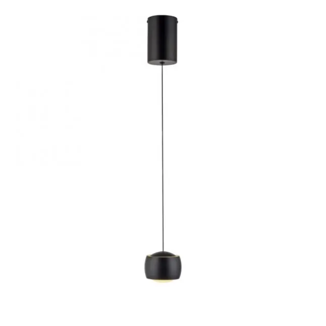 LED Pendelleuchte schwarz 1 flammig höhenverstellbar Esszimmer