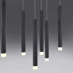 LED-Pendelleuchte, schwarz, warmweiß, IP20, Innenleuchte
