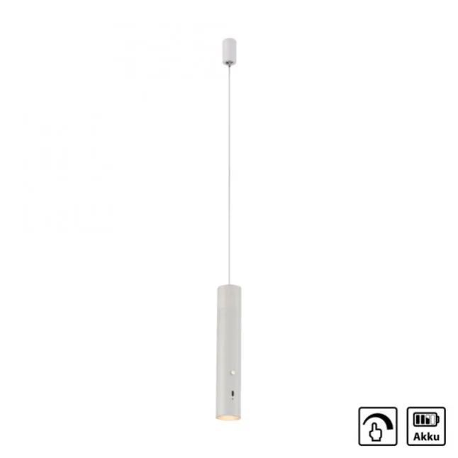 LED Pendelleuchte weiß höhenverstellbar magnetischer Kopf Akku