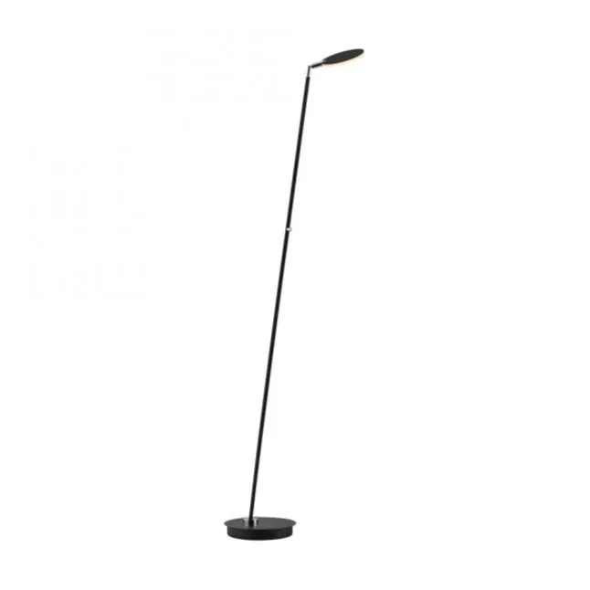 LED Stehleuchte AKKU BENTE, schwarz, Akkuleuchte, aufladbar, dimmbar,