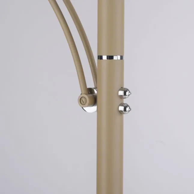 LED Stehleuchte ARTUR, sandfarben, Tastdimmer, dreh-und schwenkbar