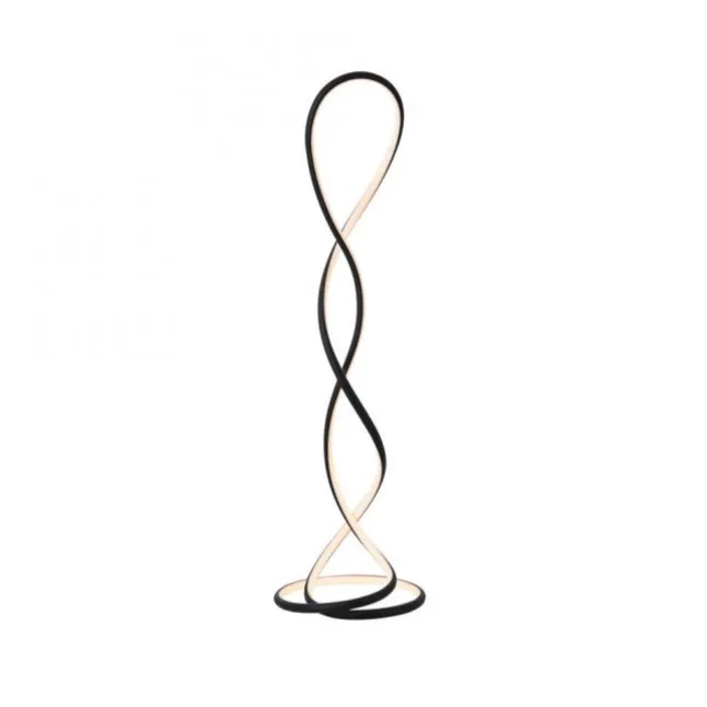LED Stehleuchte modernes Design, TWIST, schwarz,