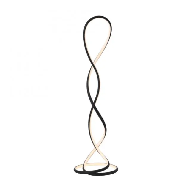 LED Stehleuchte modernes Design, TWIST, schwarz,