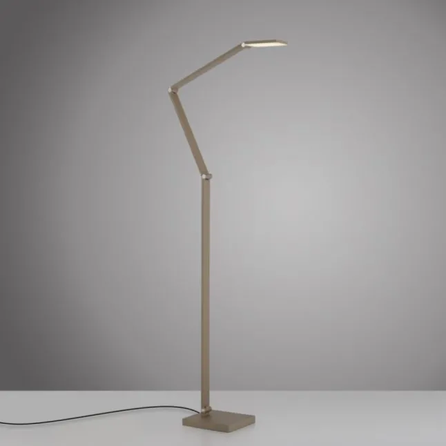 LED Stehleuchte SAMSKY, bronce, dimmbar, höhenverstellbar, Farbtemperatursteuerung