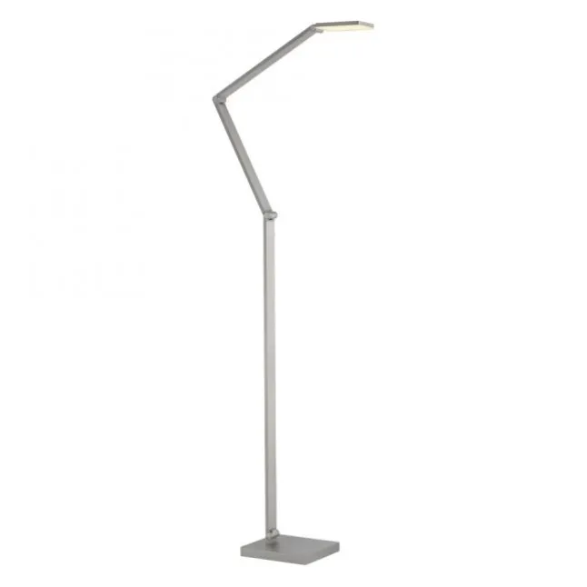 LED Stehleuchte SAMSKY, silber, dimmbar, höhenverstellbar, Farbtemperatursteuerung