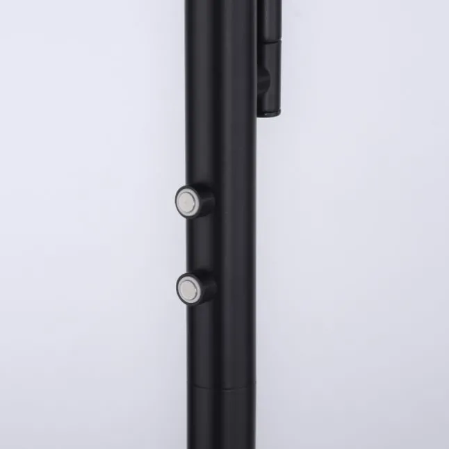 LED Stehleuchte, schwarz, dimmbar Touchdimmer Lesearm zuschaltbar, eckig