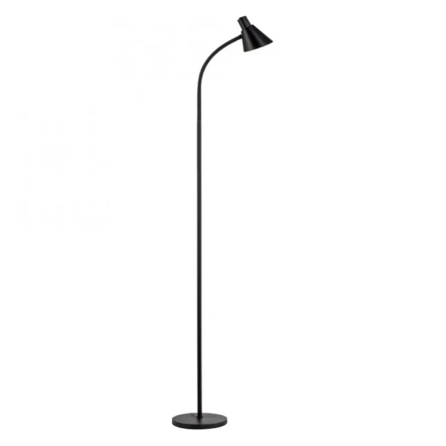 LED Stehleuchte schwarz mit Schalter flexible verstellbar Arbeitsplatzleuchte