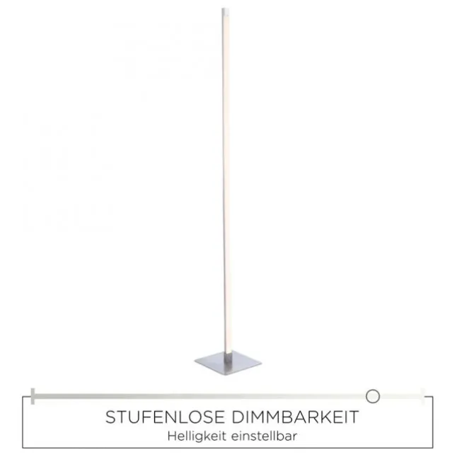 LED Stehleuchte, Touchdimmer, warmweiß