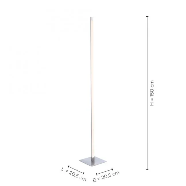 LED Stehleuchte, Touchdimmer, warmweiß