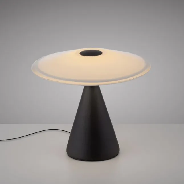 LED Tischleuchte ELIPSA, schwarz, Touchdimmer, Memoryfunktion