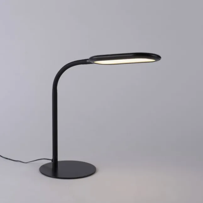 LED Tischleuchte, schwarz, CCT, dimmbar, Innenleuchte, IP20