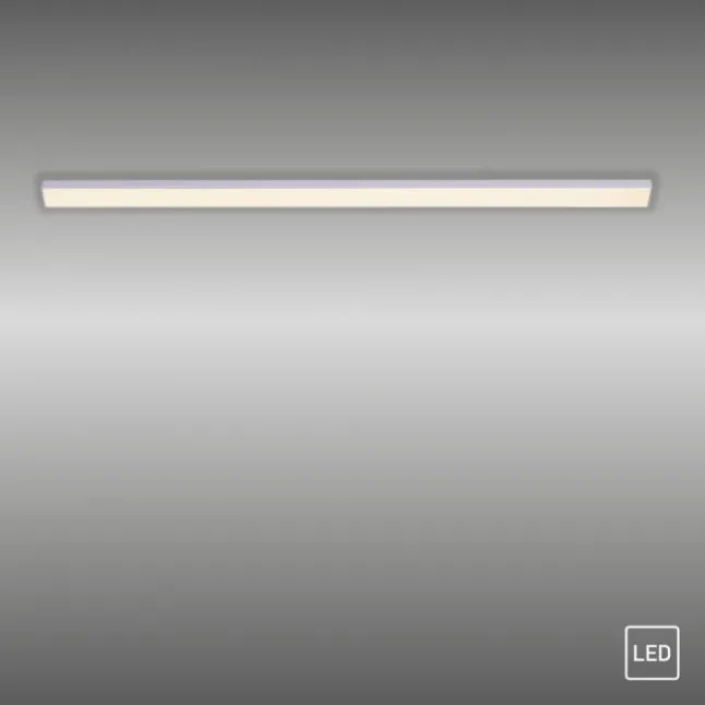 LED Unterbauleuchte, silber, flach, schlichtes Design, energiesparend
