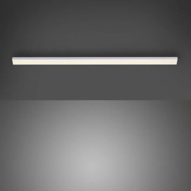 LED Unterbauleuchte, silber, flach, schlichtes Design, energiesparend