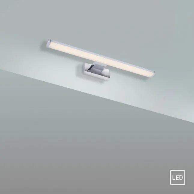 LED Wandleuchte, Bilderleuchte, Spiegelleuchte, Chrom, blendfrei