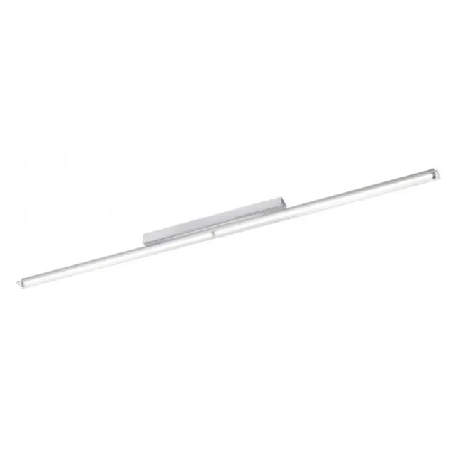 LED-Wandleuchte, chrom, warmweiße Lichtfarbe, spritzwassergeschützt, modern