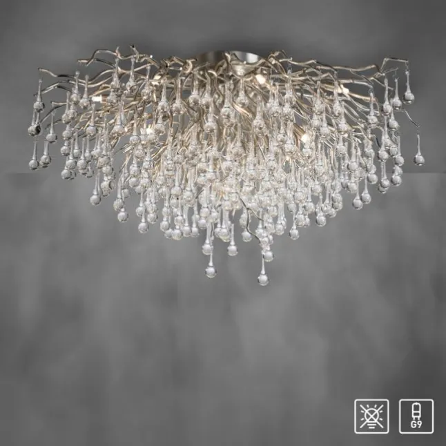 Paul Neuhaus Deckenleuchte ICICLE, stahl