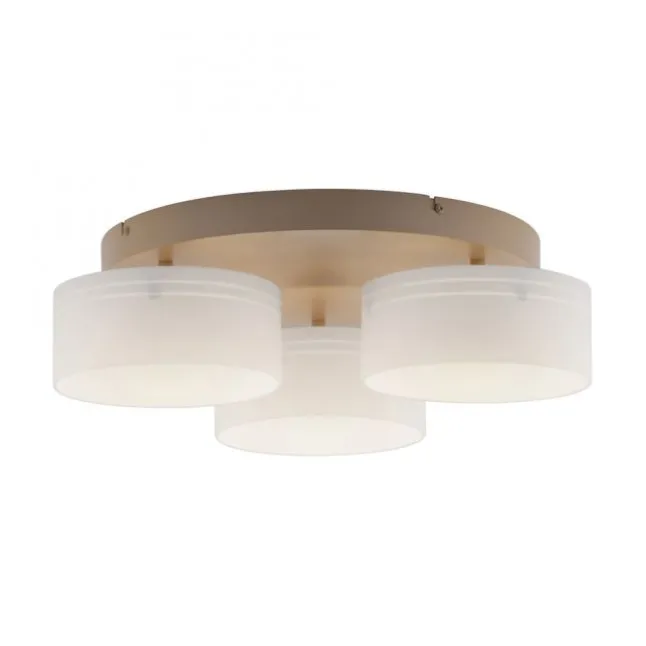 Paul Neuhaus LED Deckenleuchte MARIKA, sand, 3 flammig