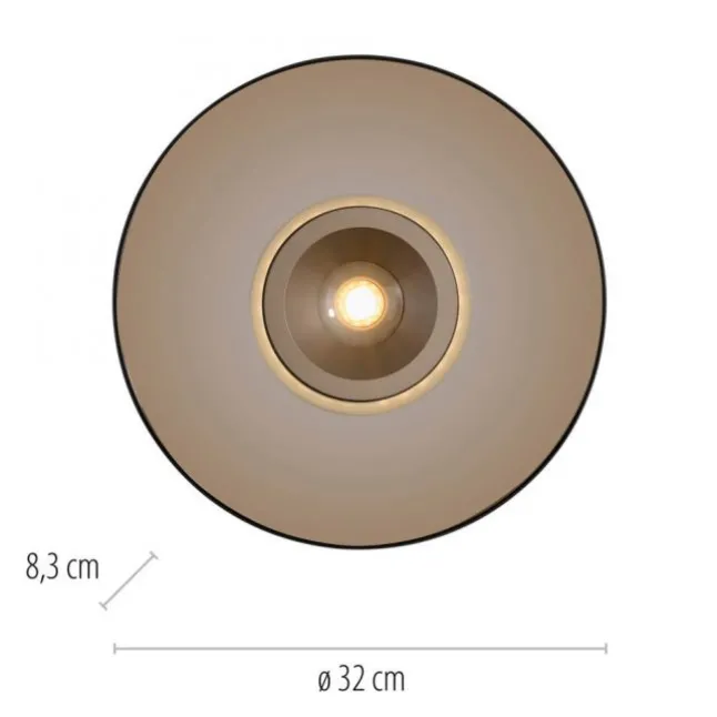 Paul Neuhaus LED Deckenleuchte Pure Moon bronce Tronicdimmer