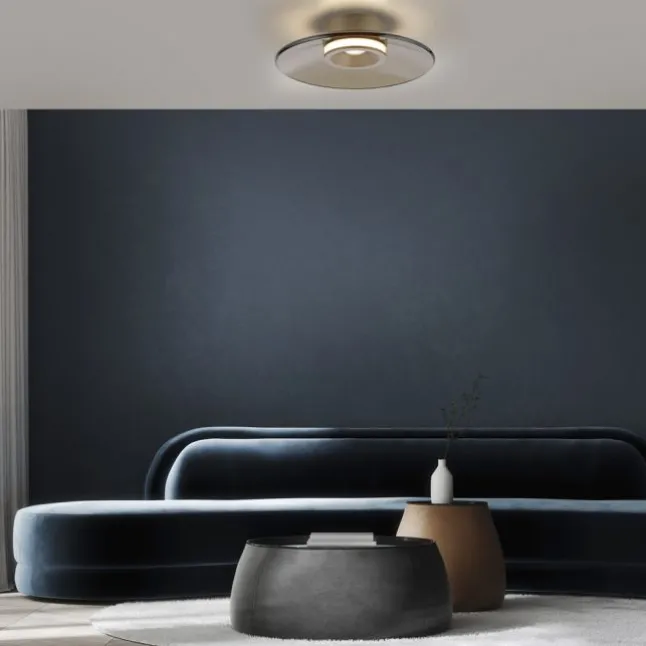 Paul Neuhaus LED Deckenleuchte Pure Moon bronce Tronicdimmer