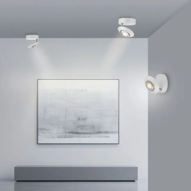 Paul Neuhaus LED Deckenleuchte PURE Oculis, snow, Tronicdimmer, dreh+schwenkbar