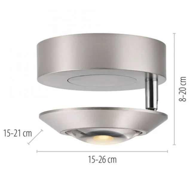 Paul Neuhaus LED Deckenleuchte PURE Oculis, diamond, Tronicdimmer, dreh+schwenkbar