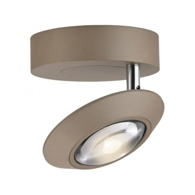 Paul Neuhaus LED Deckenleuchte PURE Oculis, bronce, Tronicdimmer, dreh+schwenkbar