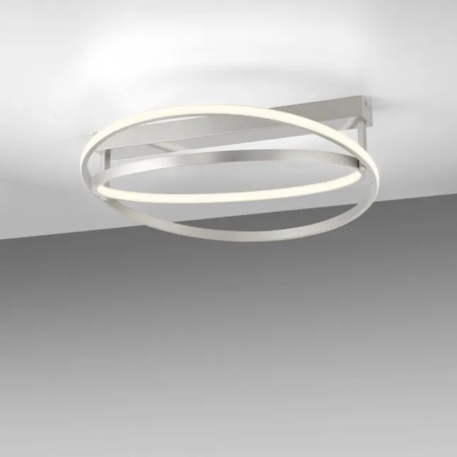 Paul Neuhaus LED Deckenleuchte Q-BELUGA silber dimmbar Smart Home