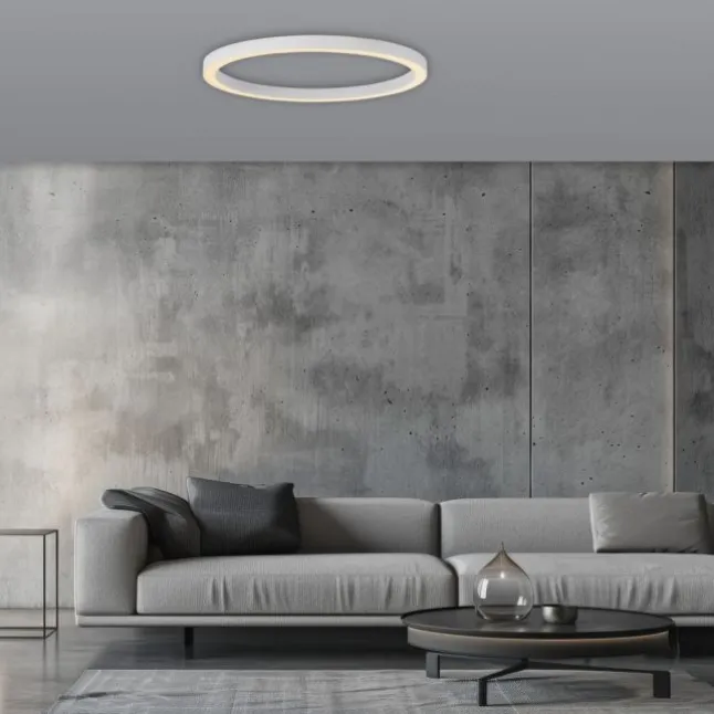 Paul Neuhaus LED Deckenleuchte PURE Lines Round, snow