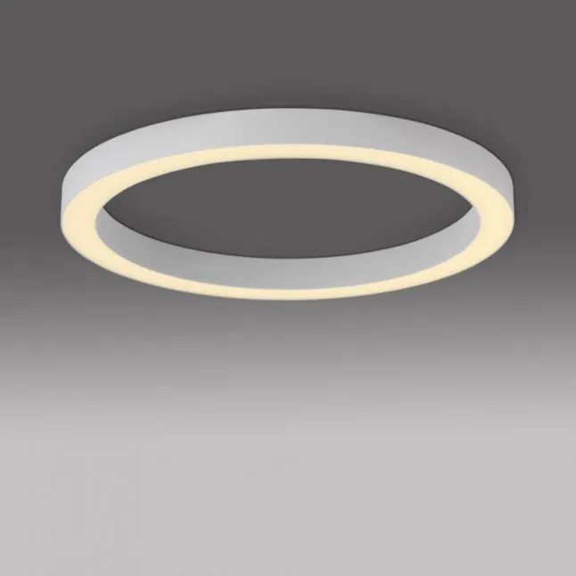 Paul Neuhaus LED Deckenleuchte PURE Lines Round, snow ,dimmbar, Funk-FB, Memory,funktion