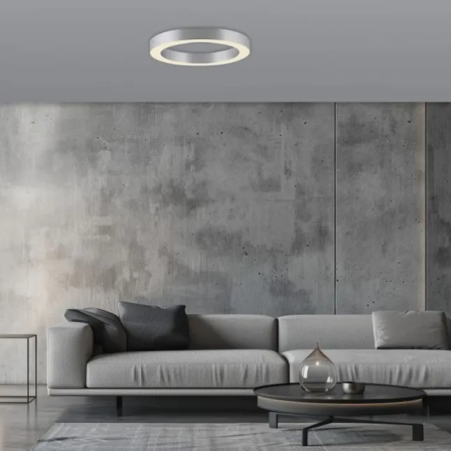 Paul Neuhaus LED Deckenleuchte PURE Lines Round, diamond (alu)