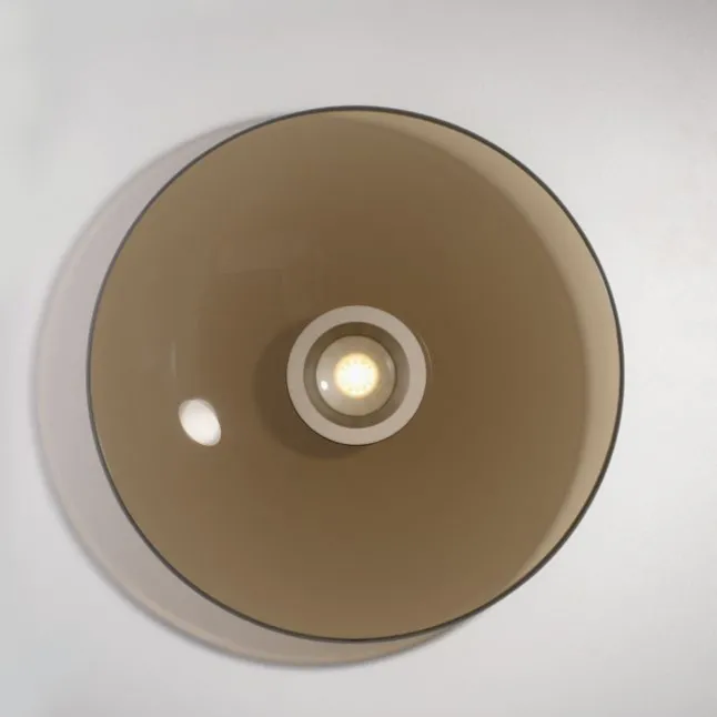 Paul Neuhaus LED Deckenleuchte Pure Moon bronce Amberfarben dimmbar