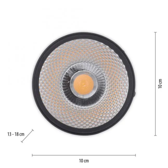 Paul Neuhaus LED Deckenstrahler PURE Nola schwarz 1 flammig drehbar dimmbar