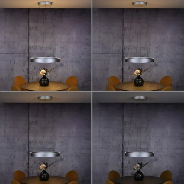 Paul Neuhaus LED Pendelleuchte PURE E-Clipse stone (alu) elektrisch