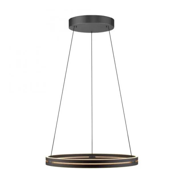 Paul Neuhaus LED Pendelleuchte PURE E-Loop oak/ black pearl elektrisch
