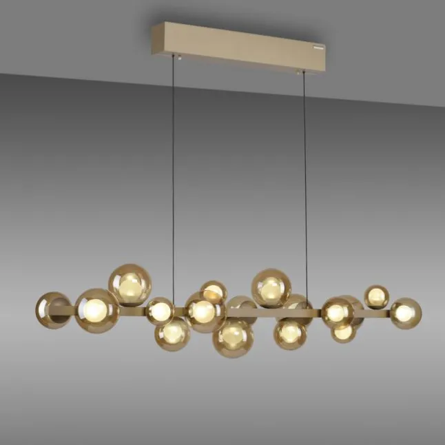 Paul Neuhaus LED Pendelleuchte PURE E-Popup bronce elektrisch