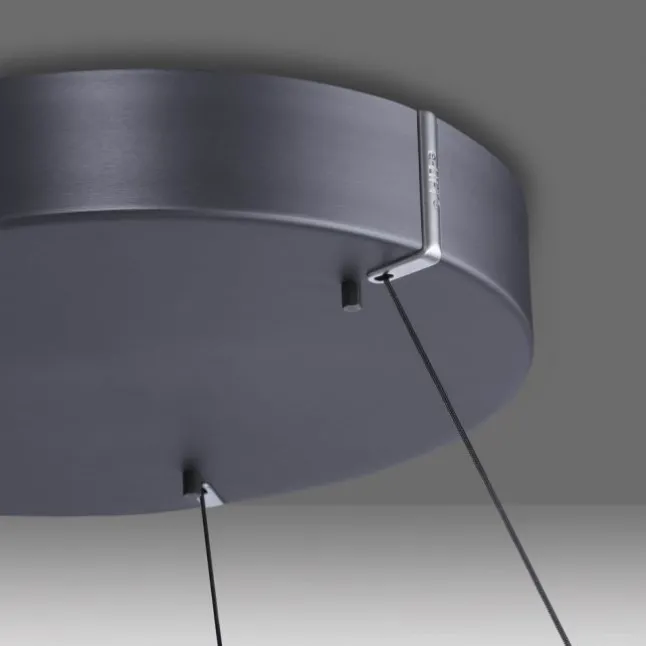 Paul Neuhaus LED Pendelleuchte PURE E-Clipse mystic grey (grau) elektrisch