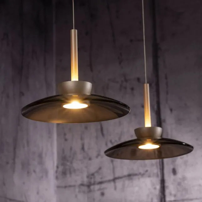 Paul Neuhaus LED Pendelleuchte Pure Moon, bronce, dimmbar
