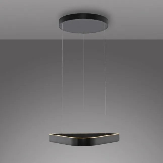Paul Neuhaus LED Pendelleuchte Q-STRETTO, schwarz,