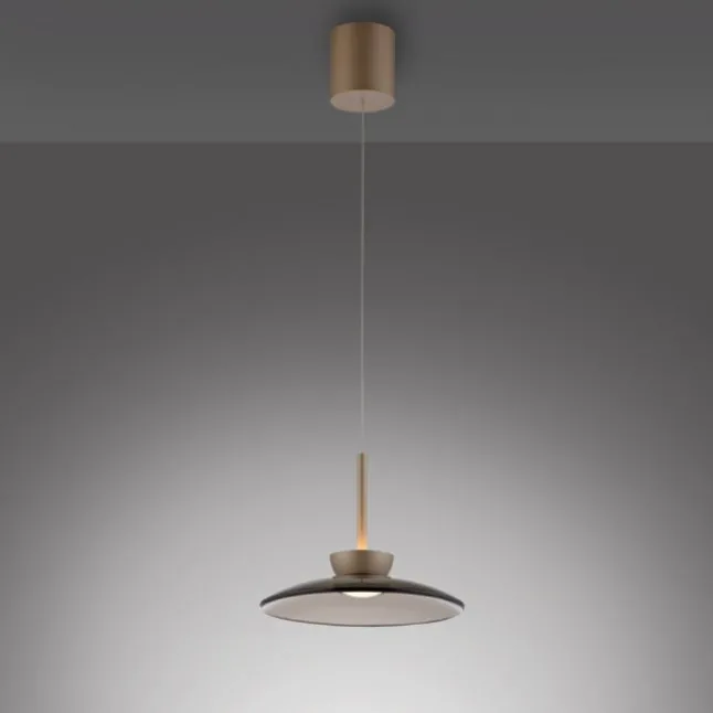 Paul Neuhaus LED Pendelleuchte PURE Moon bronce höhenverstellbar