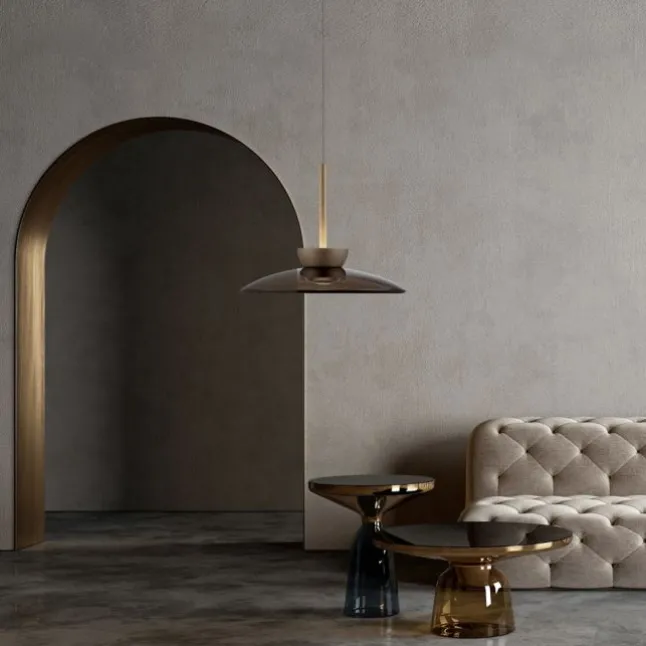 Paul Neuhaus LED Pendelleuchte PURE Moon bronce höhenverstellbar