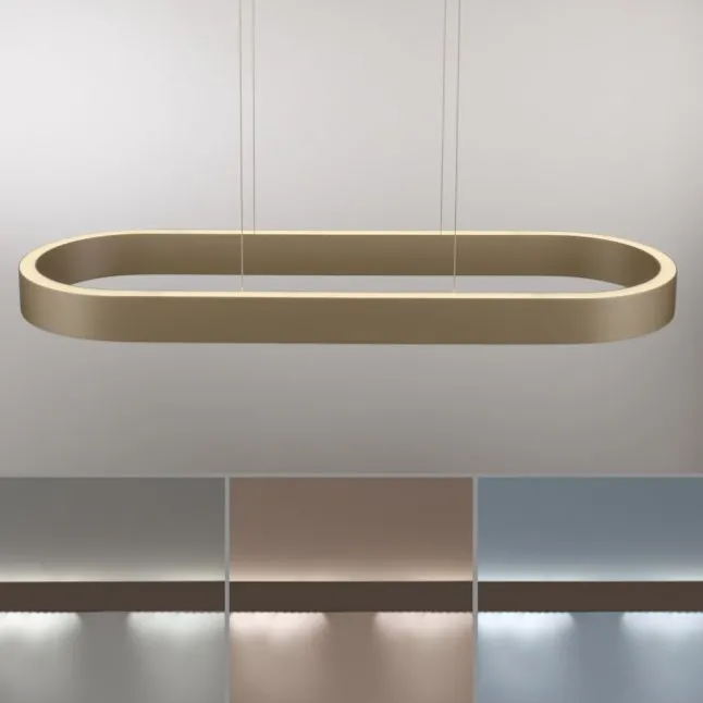 Paul Neuhaus LED Pendelleuchte Q-STRETTO, bronce