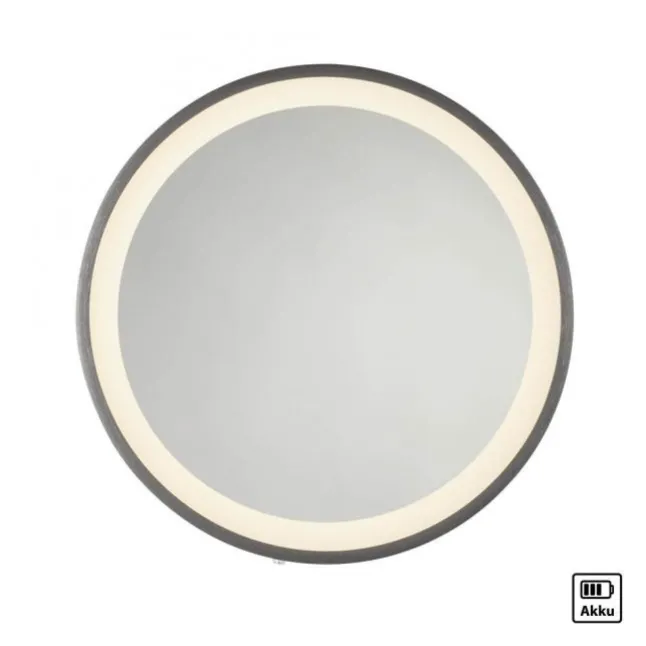 Paul Neuhaus LED Spiegel VIDRO, grau,
