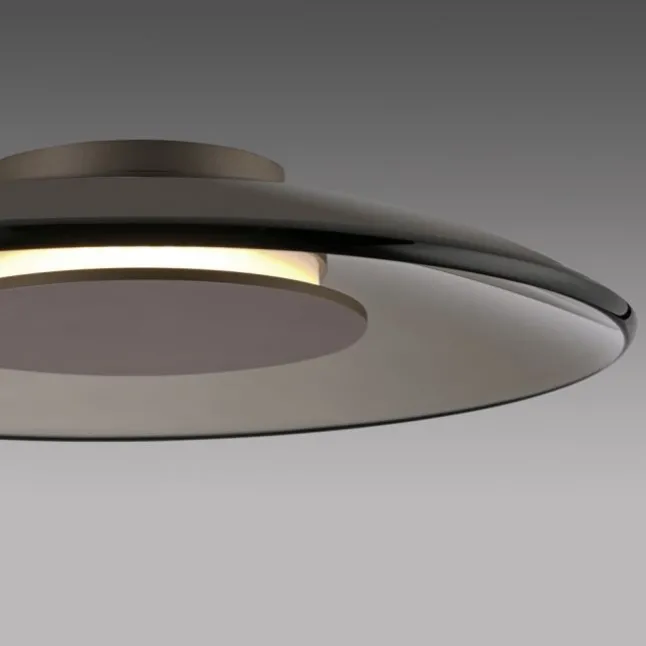 Paul Neuhaus LED Tischleuchte Pure Moon bronce, dark smokey Touchdimmer