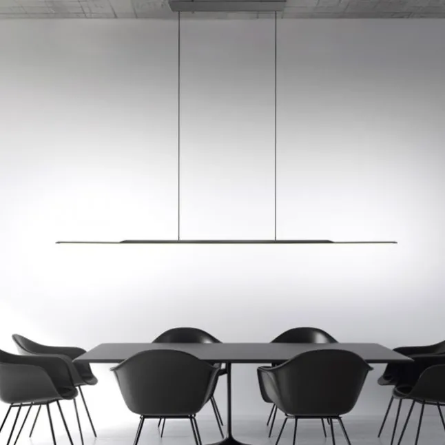 Paul Neuhaus Pendelleuchte PURE Surface platin (grau) 160x25 höhenverstellbar